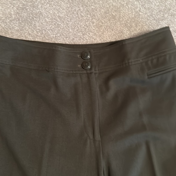 EUC WIDE LEG LADIES CROPPED PANTS 600west sz 12 in rich medium green - Picture 4 of 7